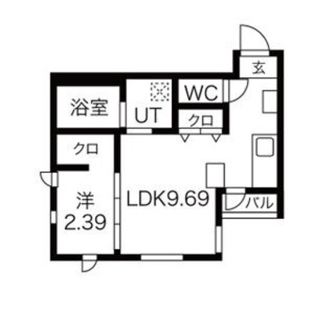 中村公園駅 徒歩5分 2階の物件間取画像